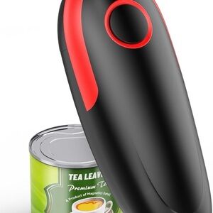 NEW - Electric Can Opener, One-Touch Automatic Can Opener Fits All Can Size